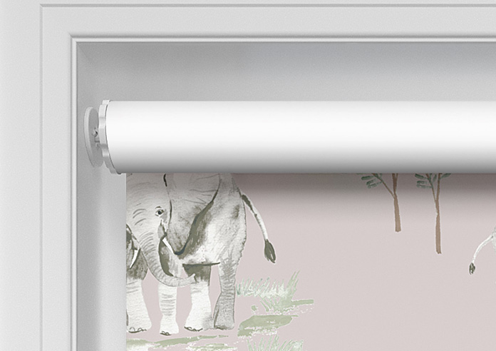 Elephant Herd, Paw Pink - Twist&Fit Roller Blind - Image 10
